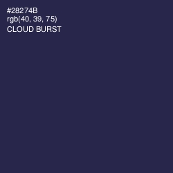 #28274B - Cloud Burst Color Image